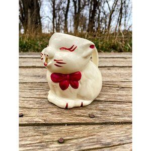 Vintage Shawnee Pottery Puss & Boots Cat Creamer Pitcher